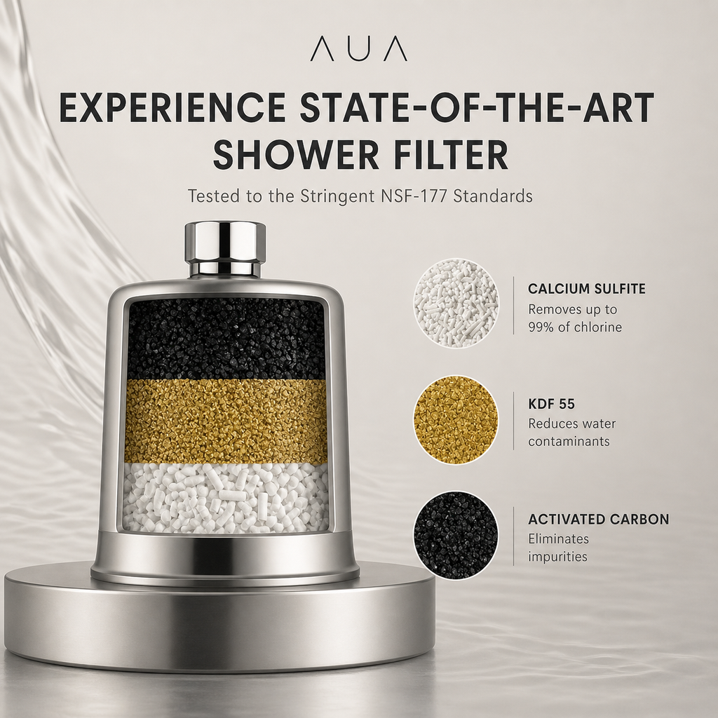 AUA Purifying Shower System — Chrome